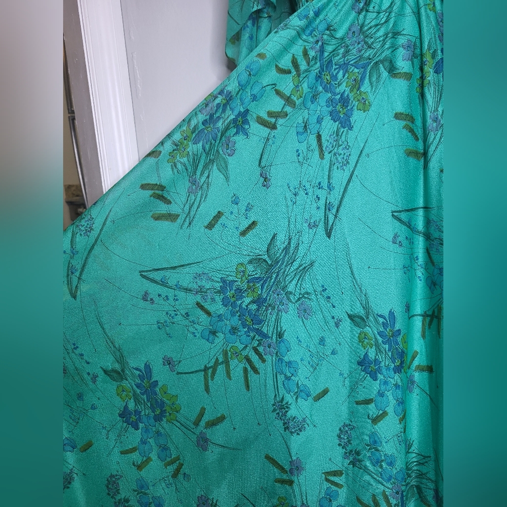 Vintage 70s Garden Goddess Dress - Picture 3 of 7